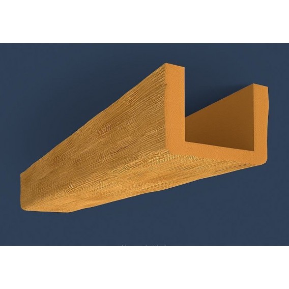 Rustikálny polyuretánový trám svetlý 3m(13x20cm)