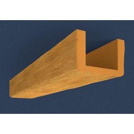 Rustikální polyuretanový trám světlý 4m (13x20cm)