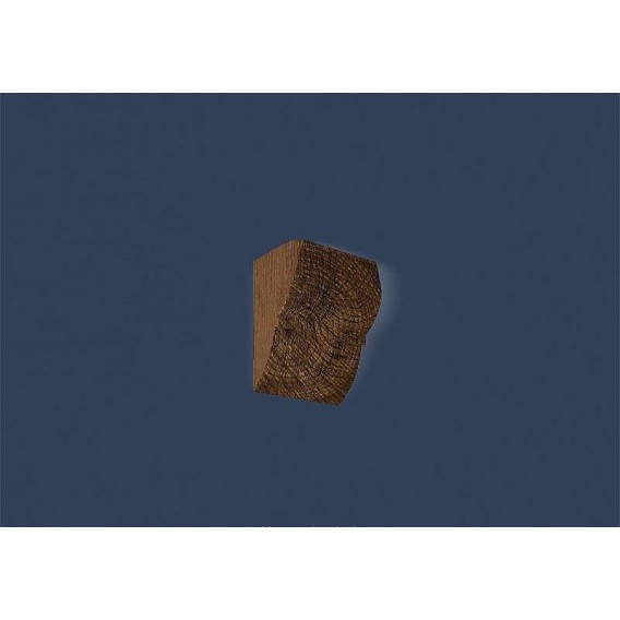 Rustikálna polyuretánová konzola tmavá 6x9cm