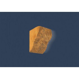 Rustikální polyuretanová konzola světla 9x12cm