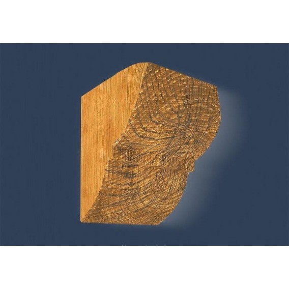 Rustikálna polyuretánová konzola svetlá 17x19cm