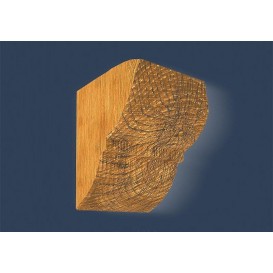 Rustikální polyuretanová konzola světla 17x19cm