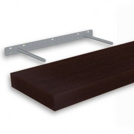 Samonosná police wenge 23,5x23,5cm