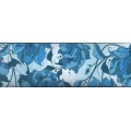 Samolepiaca bordúra Modré kvety BO5013 10,6cmx5m