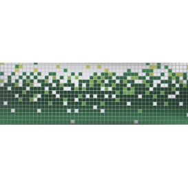 Samolepiaca bordúra Zelené pixely BO0088 10,6cmx5m