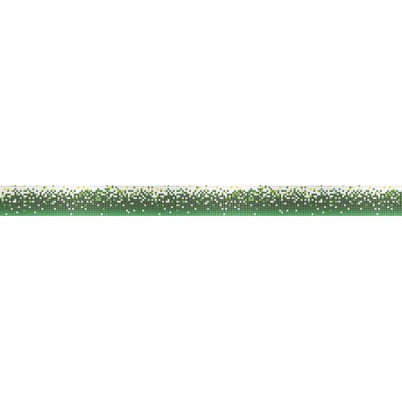Samolepiaca bordúra Zelené pixely BO0088 10,6cmx5m