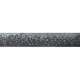 Samolepiaca bordúra Čierne pixely BO0086 5,3cmx5m