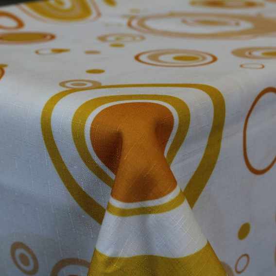 Obrus teflónový Žlté kruhy 272