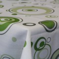 Obrus teflónový Zelené kruhy 274