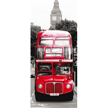 Dverová fototapeta - DV0009 - Mozaika Londýna