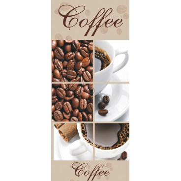 Dverová fototapeta - DV0017 - Káva