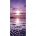 Dverová fototapeta - DV0036 - Fialový západ slnka