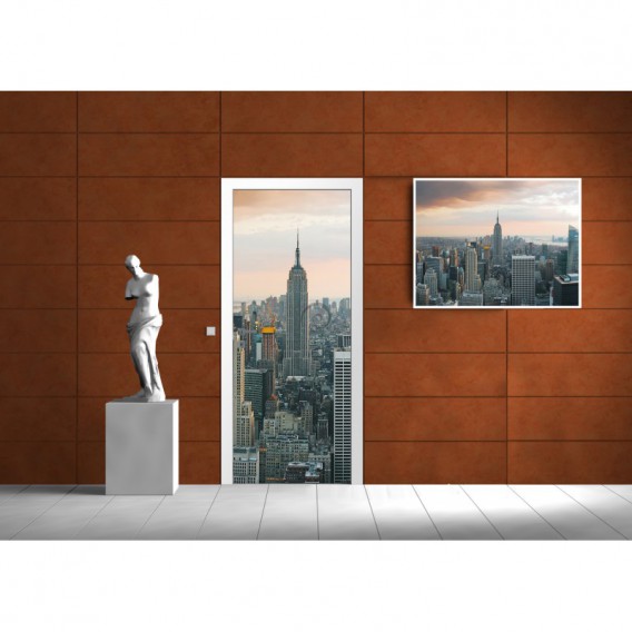 Dverová fototapeta - DV0051 - Mesto