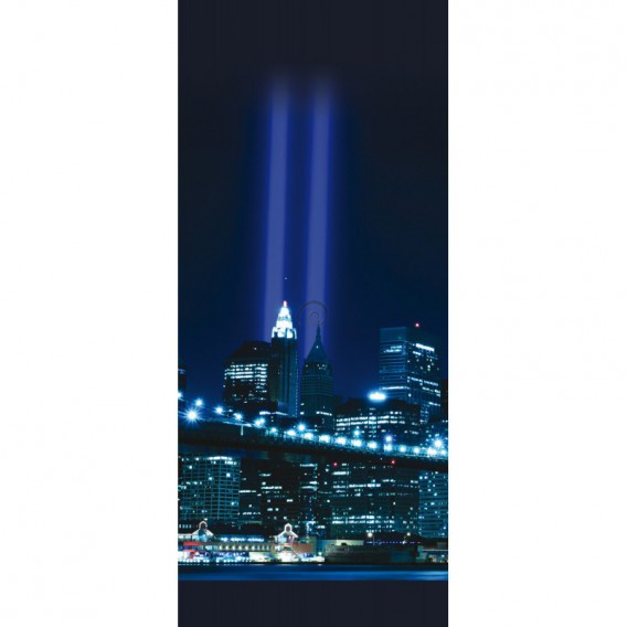 Dverová fototapeta - DV0052 - Modrý New York