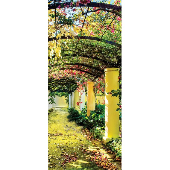 Dverová fototapeta - DV0054 - Záhrada