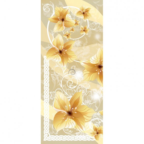 Dverová fototapeta - DV0332 - Žlté kvety