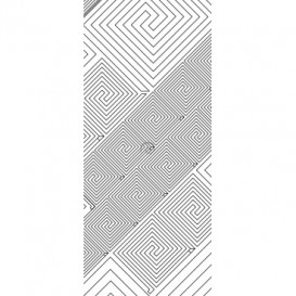 Dverová fototapeta - DV0383 - Biely labyrint