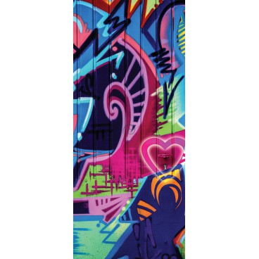 Dverová fototapeta - DV0388 - Grafity street style