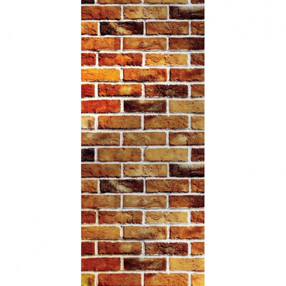 Dverová fototapeta - DV0394 - Tehlová stena