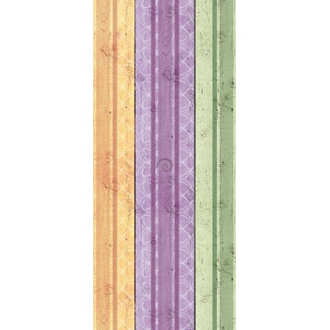 Dverová fototapeta - DV0395 - Drevená stena - dúhová