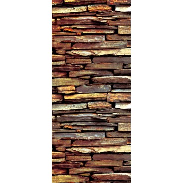 Dverová fototapeta - DV0397 - Kamenná stena