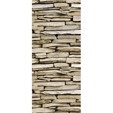 Dverová fototapeta - DV0398 - Kamenná stena