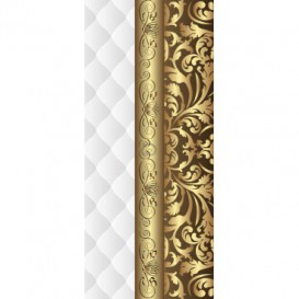 Dverová fototapeta - DV0471 - Bielo zlatý ornament