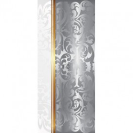 Dverová fototapeta - DV0478 - Strieborno zlatý ornament