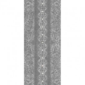 Dverová fototapeta - FT3879 - Čipkovaný vzor – sivý