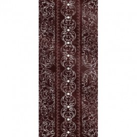 Dverová fototapeta - DV0539 - Indický vzor – hnedý