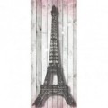 Dverová fototapeta - DV0634 - Vintage - Eiffelová veža