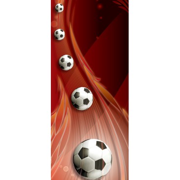 Dverová fototapeta - DV0654 - 3D futbalová lopty