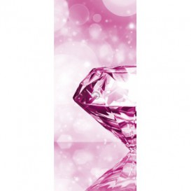 Dverová fototapeta - DV0175 - Ružový diamant