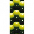 Dverová fototapeta - DV0212 - 3D Zelené guľôčky