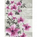Fototapeta panel - PL0057 - Ružové kvety na sivom pozadí