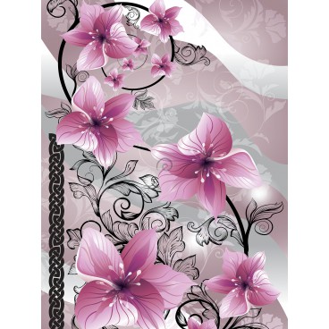 Fototapeta panel - PL0071 - Ružové kvety