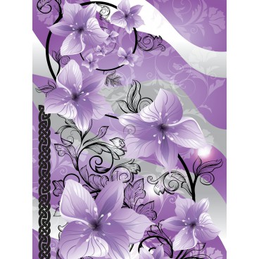 Fototapeta panel - PL0072 - Fialové kvety