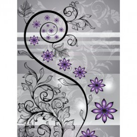 Fototapeta panel - PL0088 - Fialové kvety