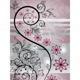 Fototapeta panel - PL0089 - Ružové kvety