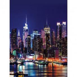Fototapeta panel - PL0131 - New York v noci