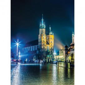 Fototapeta panel - PL0134 - Krakow v noci