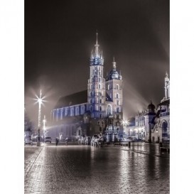 Fototapeta panel - PL0135 - Krakow v noci