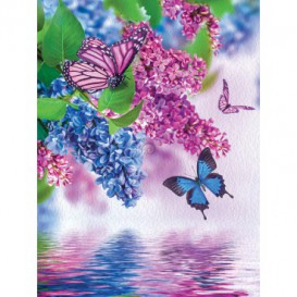 Fototapeta panel - PL0195 - Orgován s motýľmi