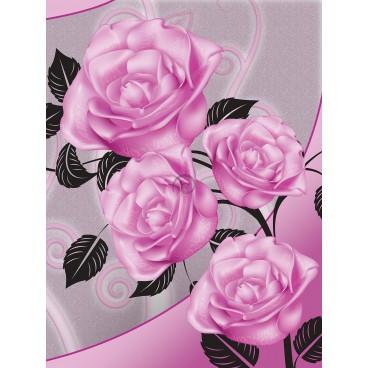 Fototapeta panel - PL0267 - Ružové ruže