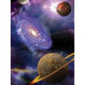 Fototapeta panel - PL0303 - Vesmír - galaxia a planéty