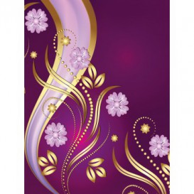 Fototapeta panel - PL0310 - Fialovo zlatý ornament