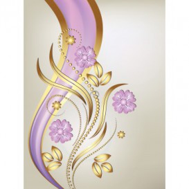 Fototapeta panel - PL0312 - Zlatofialové kvety