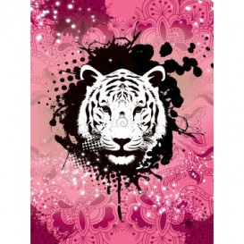 Fototapeta panel - PL0327 - Tiger - ružový