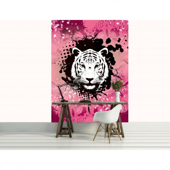 Fototapeta panel - PL0327 - Tiger - ružový