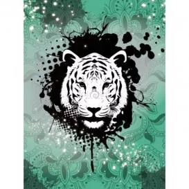 Fototapeta panel - PL0328 - Tiger – zelený